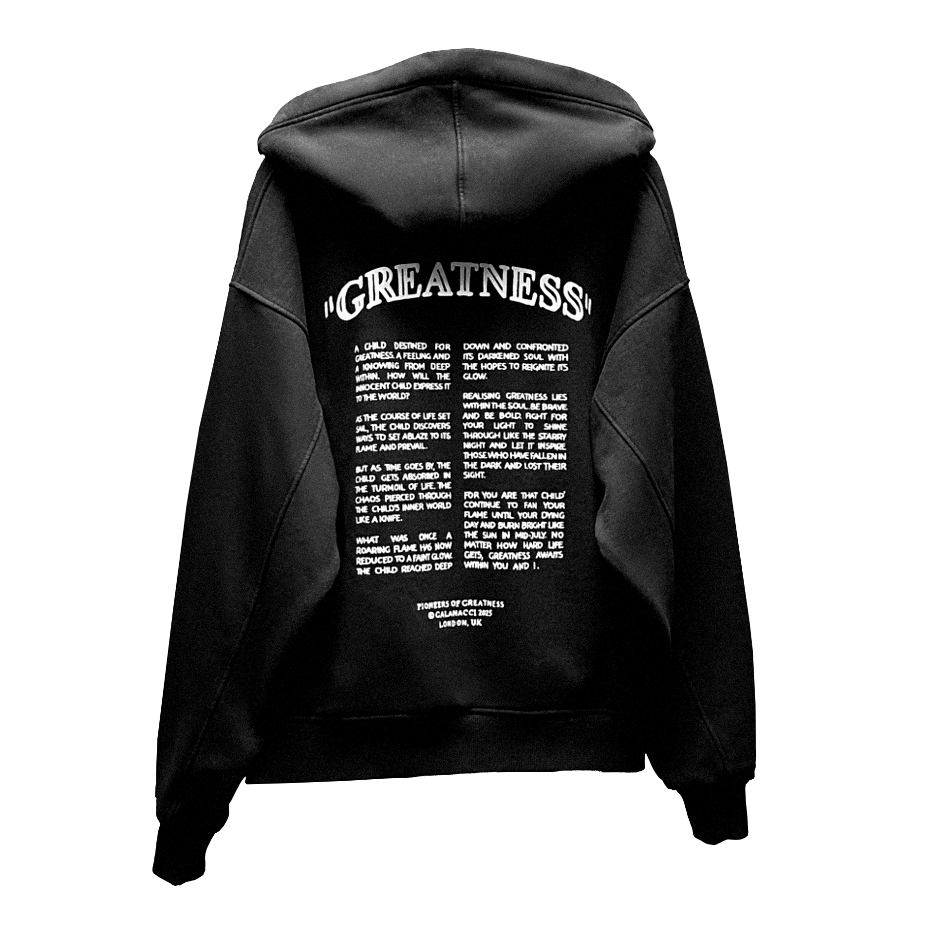 "Greatness" (3.0) Zipped Hoodie
